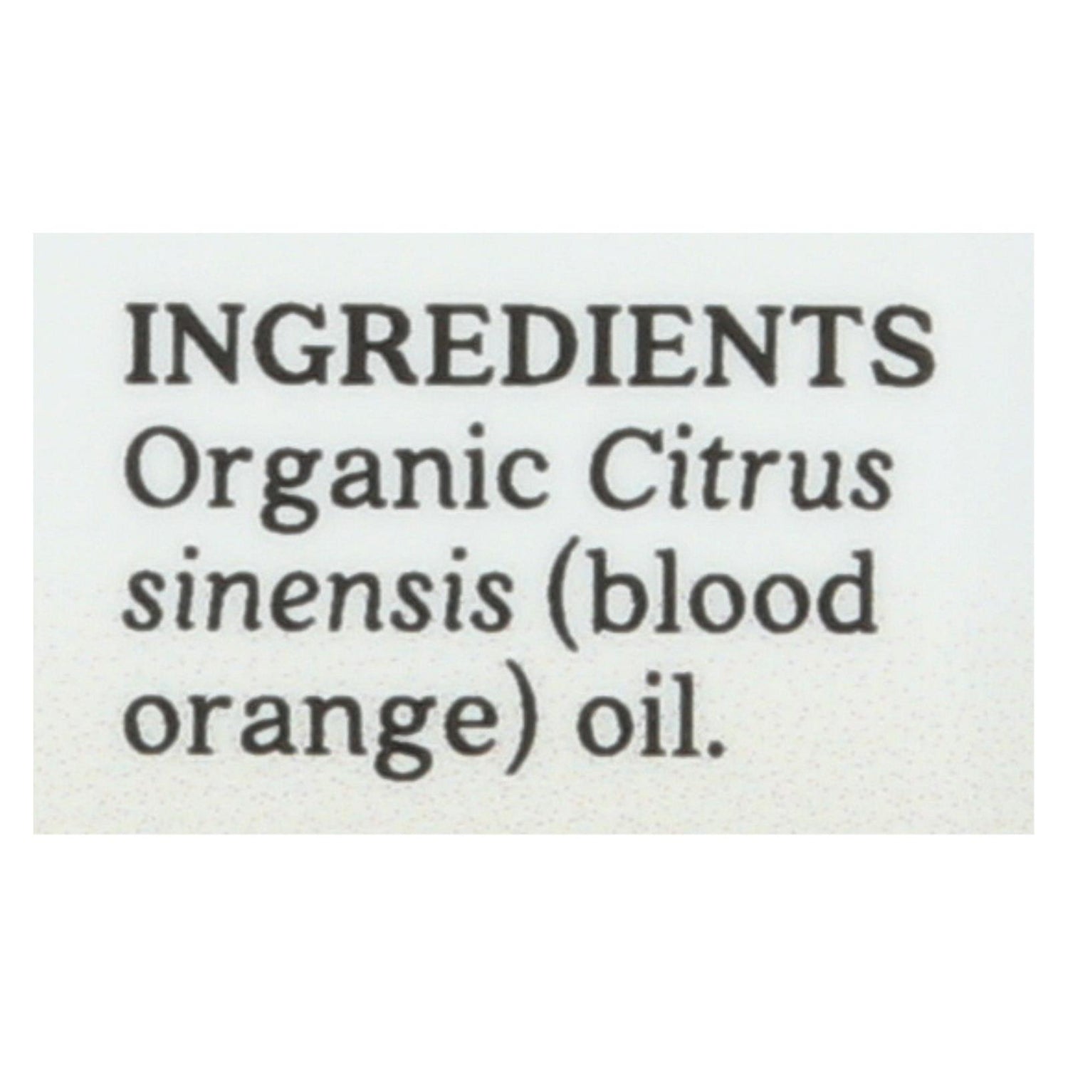 Aura Cacia - Essential Oil - Blood Orange - Case Of 1 - .25 Fl Oz.