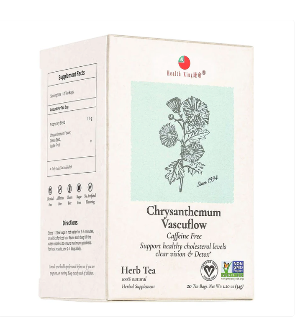 HEALTH KING Chrysanthemum Vascuflow Tea 20 BAG