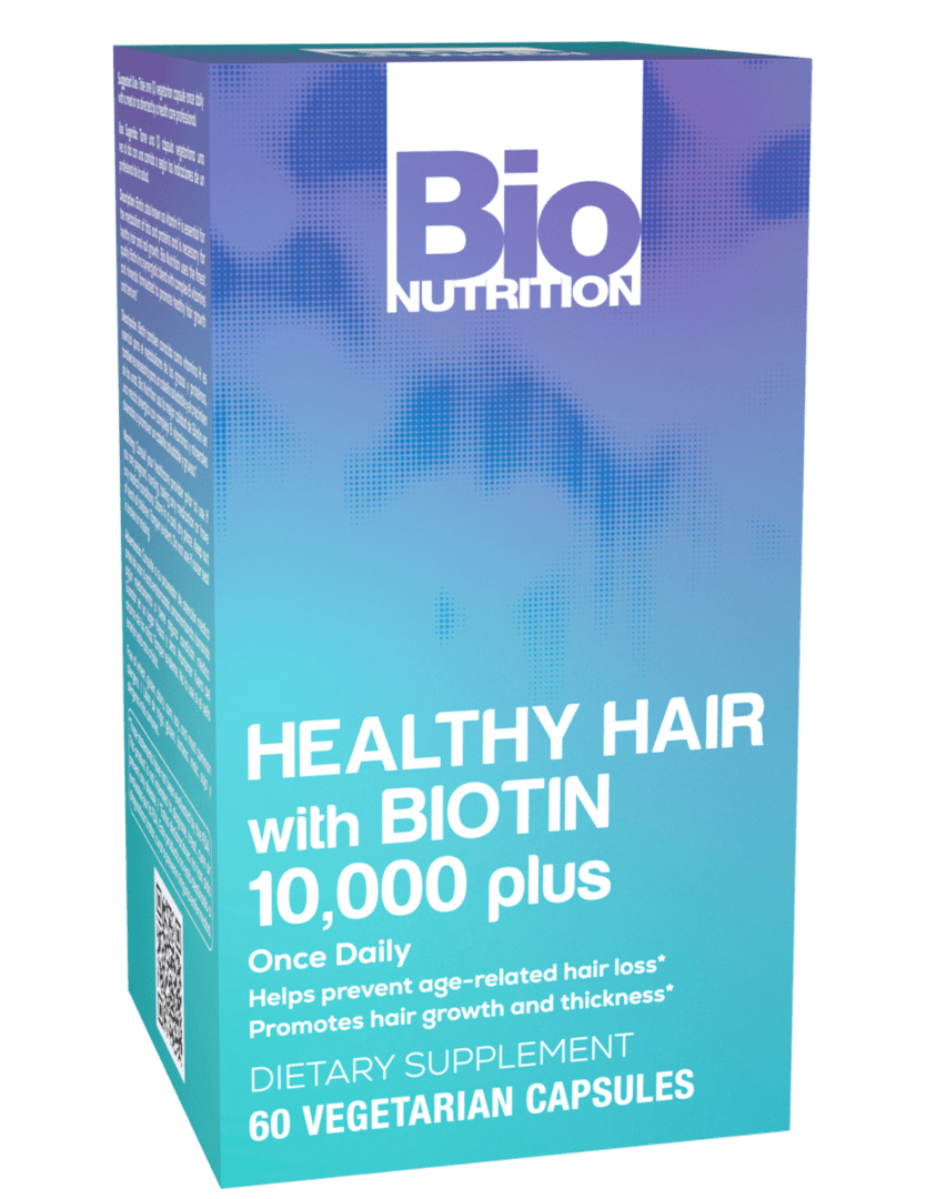 BIO NUTRITION Healthy Hair w- Biotin 60 VGC