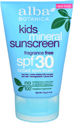 Mineral Sunscreen Kids SPF30 4 OZ