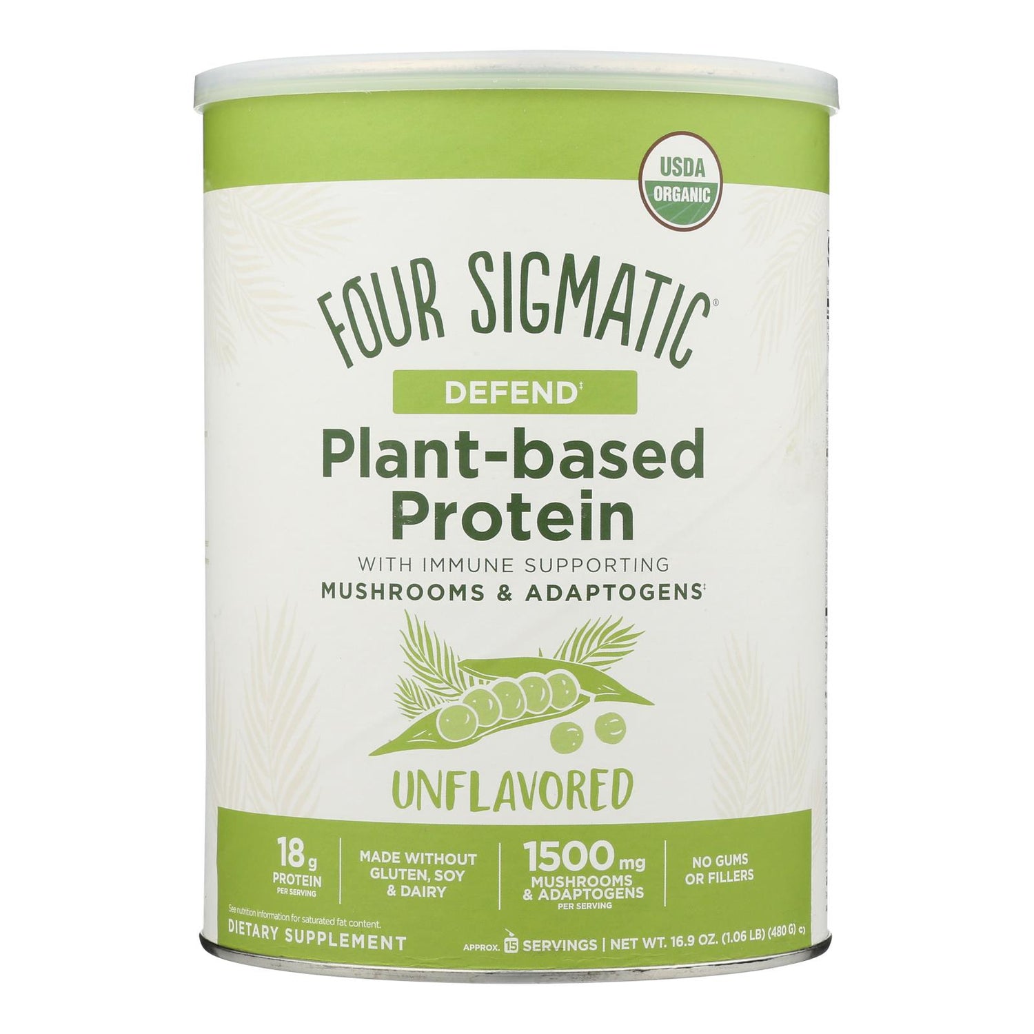 Four Sigmatic - Plnt Based Protein Unflv - 1 Each-16.9 Oz