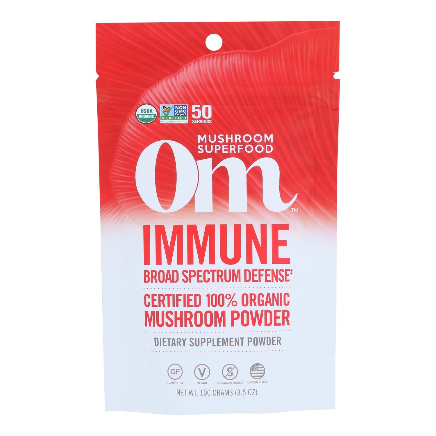 Om - Immune Organic Powder 100grm - 1 Each - 3.5 Oz