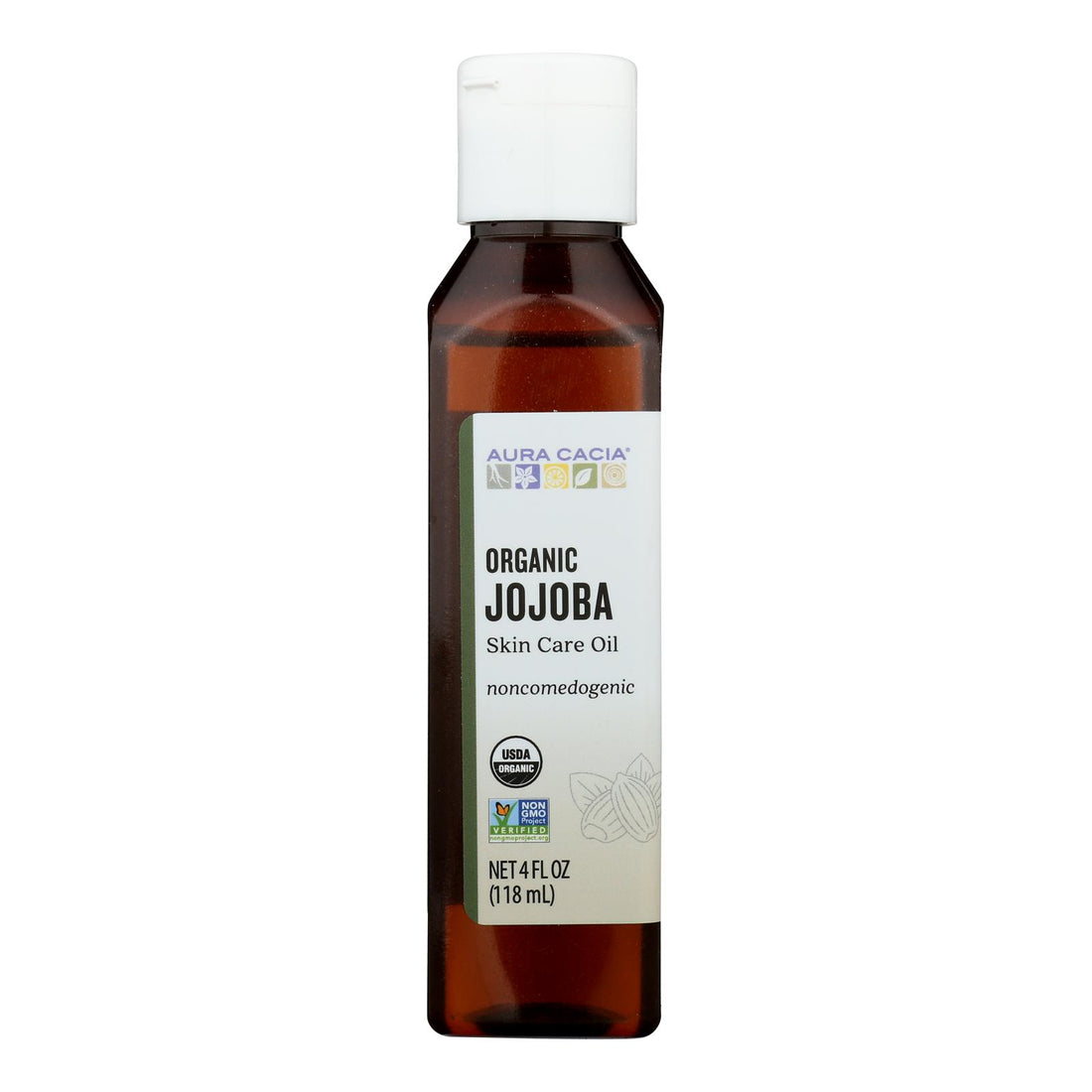 Aura Cacia - Organic Aromatherapy Jojoba Oil - 4 Fl Oz