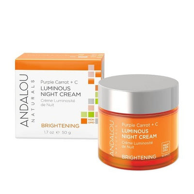 ANDALOU NATURALS Purple Carrot Luminous Night Cream 1.7 OZ