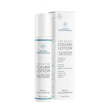 Ananda Professional Hemp-Infused Cooling Lotion - 600mg