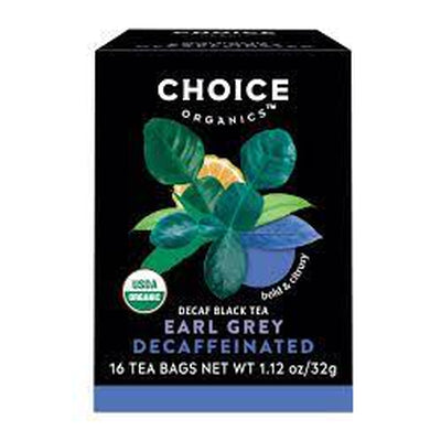 CHOICE ORGANICS: Earl Grey Decaf 16 BAG