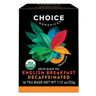 CHOICE ORGANICS: English Breakfast Decaf 16 BAG