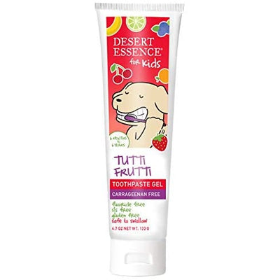 DESERT ESSENCE Tutti Frutti Toothpaste Gel 4.7 OZ