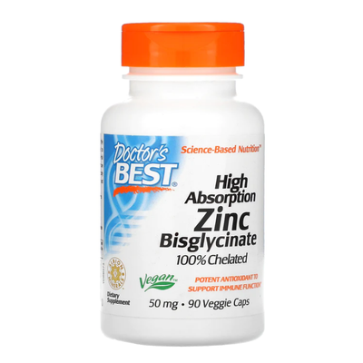 DOCTORS BEST High Absorption Zinc Bisglycinate 120 VGC