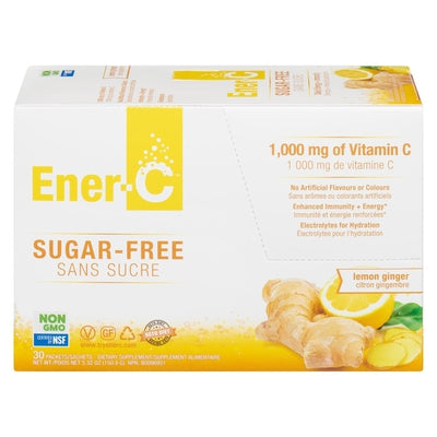 Ener C Lemon Ginger Sugar Free 30 PKT