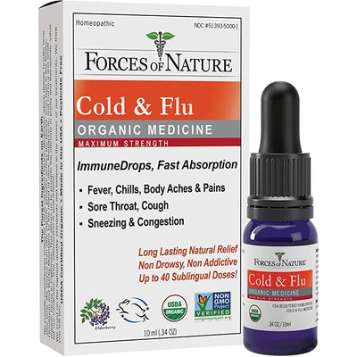 FORCES OF NATURE Cold &amp; Flu Maximum Strength Immune 10 ML