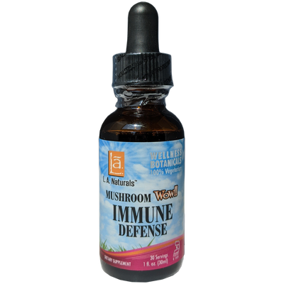 L A NATURALS Mushroom Wow! Immune Defense 1 OZ