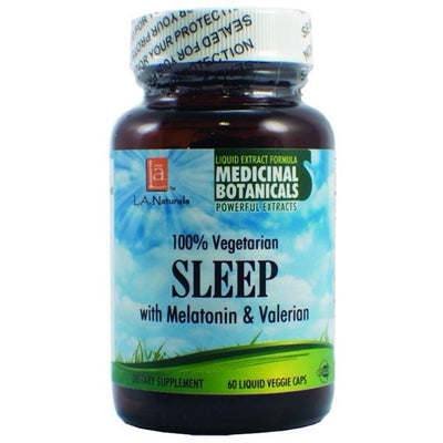 L A NATURALS Sleep w/Valerian &amp; Melatonin 60 VGC