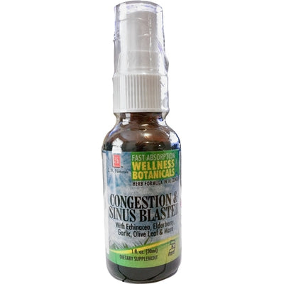 L A NATURALS Congestion &amp; Sinus Blaster Spray 1 OZ