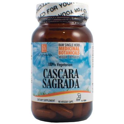 L A NATURALS Cascara Raw Herb 90 VGC