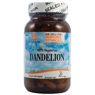 L A NATURALS Dandelion Raw Herb 90 VGC