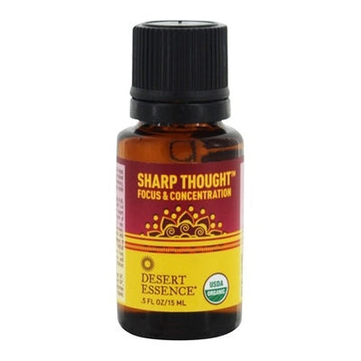 DESERT ESSENCE Org Sharp Thought Essential Oil .5 OZ