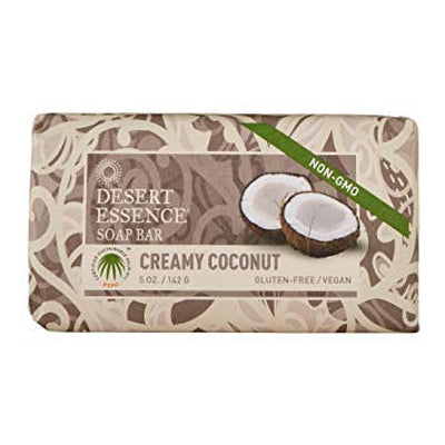 DESERT ESSENCE Creamy Coconut Bar Soap 5 OZ