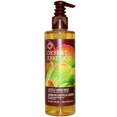 DESERT ESSENCE Tea Tree Castile Liquid Soap 8 OZ