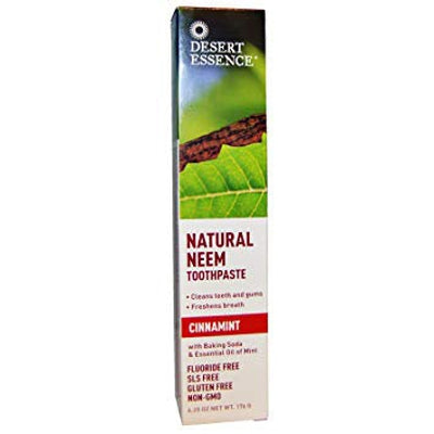 DESERT ESSENCE Neem Cinnamint Toothpaste 6.25 OZ