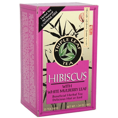 TRIPLE LEAF Hibiscus w- White Mulberry Leaf 20 BAG