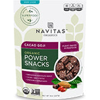 NAVITAS ORGANICS Organic Goji Cacao Power Snacks 8 OZ