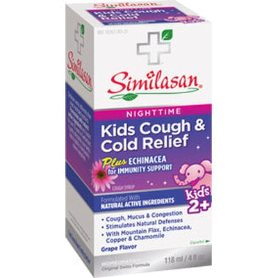 SIMILASAN Kid Cough &amp; Cold Nighttime Relief 4 OZ