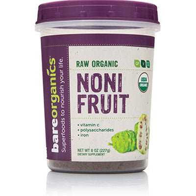 BARE ORGANICS Organic Noni Fruit Powder 8 OZ