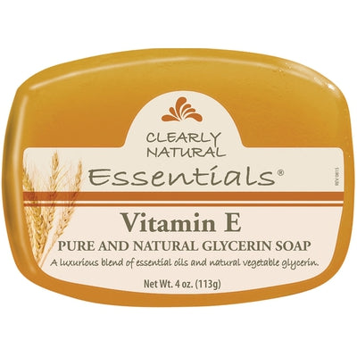 CLEARLY NATURAL Vitamin E Glycerine Bar Soap 4 OZ