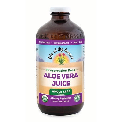 LILY OF THE DESERT Aloe Vera Juice Whole Leaf Pre. Free 32 OZ