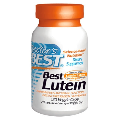 DOCTORS BEST Lutein 10mg Lutein Esters 120 VGC