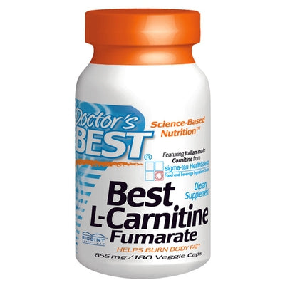 DOCTORS BEST L-Carnitine Fumarate w- Sigma Tau 180 VGC