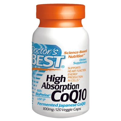 DOCTORS BEST High Absorption CoQ10 100mg 120 VGC