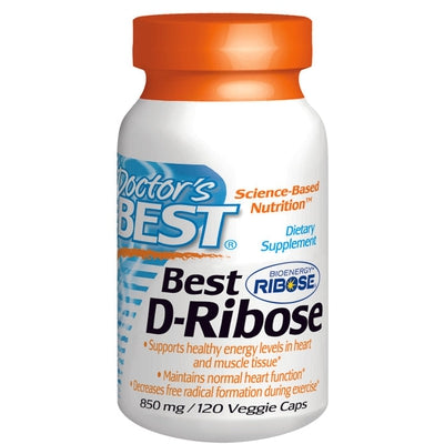 DOCTORS BEST D-Ribose w- BioEnergy Ribose 120 VGC