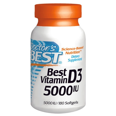 DOCTORS BEST Vitamin D3 5000 IU 180 SFG