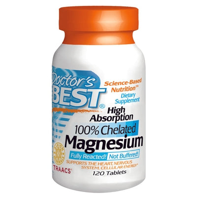 DOCTORS BEST Magnesium 100mg High Absorption 120 TAB