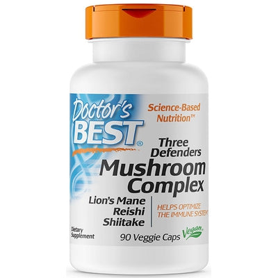 DOCTORS BEST Three Defenders Mushroom Complex 90 VGC