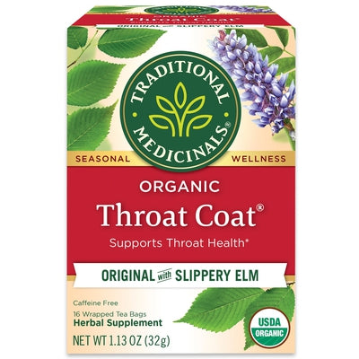 TRADITIONAL MEDICINALS Throat Coat 16 BAGS