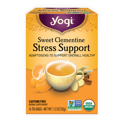 YOGI TEA Sweet Clementine Stress Support Tea 16 BAG