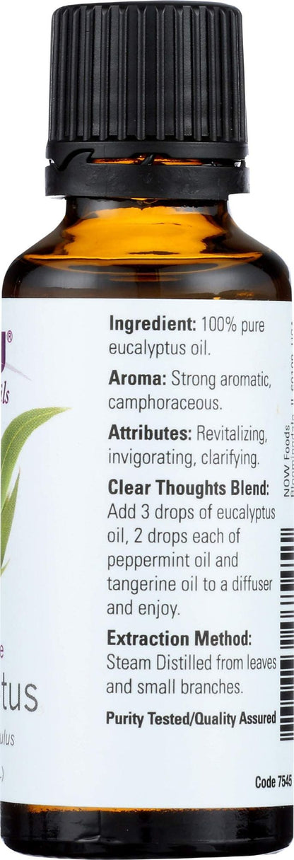 ESSENTIAL OILS NOW by NOW Essential Oils EUCALYPTUS OIL 1 OZ